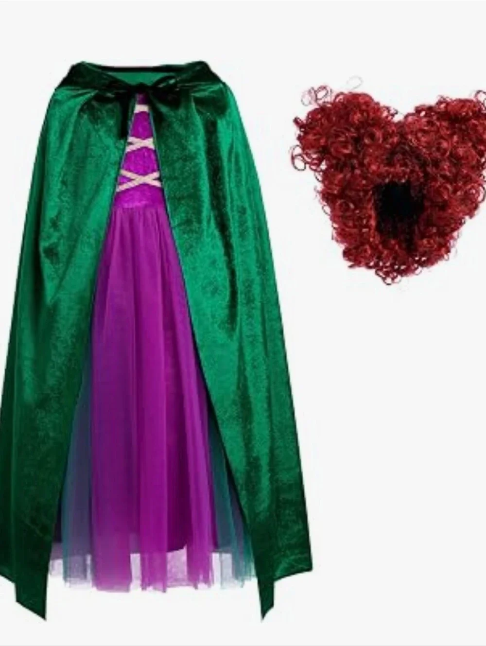 NWT Hocus Pocus Winnifred Sanderson  Kids Girls costume Witch Cosplay Sz 4/5